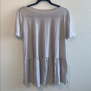 Urban Outfitters Gray peplum top